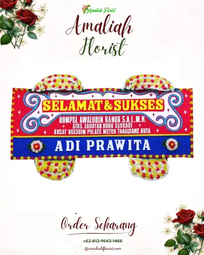 Karangan Bunga Ucapan Selamat di Sumowono