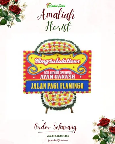 Bunga Papan Congratulation di Sumowono
